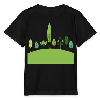 Crazy Plants - T-shirt bio MINI CREATOR Stanley/Stella Enfant - noir - Devant - Mikhail (115cm)