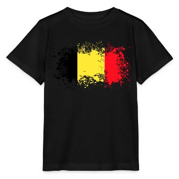 Belgium Belgium Gift Idea - Stanley/Stella MINI CREATOR Kids’ T-Shirt - black - Front - Mikhail (115cm)