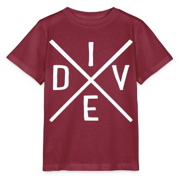 dive - Stanley/Stella MINI CREATOR Kids’ T-Shirt - burgundy - Front - Kain (125cm)