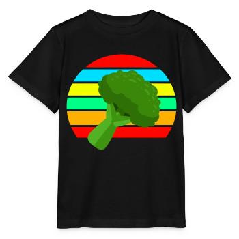 broccoli - Stanley/Stella MINI CREATOR Kids’ T-Shirt - black - Front - Mikhail (115cm)