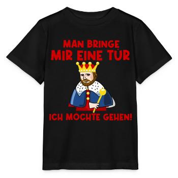Man bringe mir eine Tür - Stanley/Stella Kinder T-Shirt MINI CREATOR  - Schwarz - Vorne - Mikhail (115cm)
