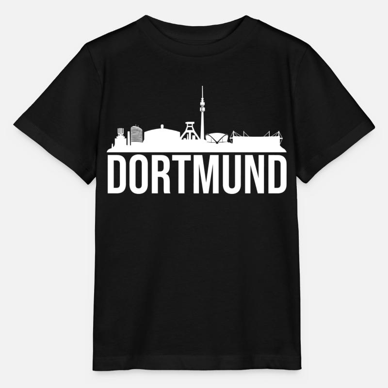 dortmund white - T-shirt bio MINI CREATOR Stanley/Stella Enfant - noir