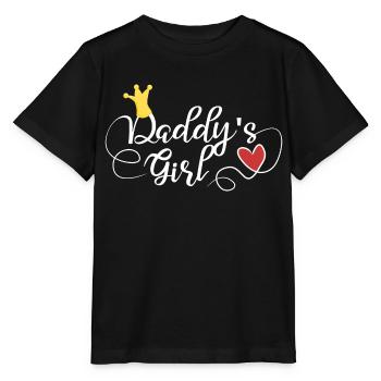 Daddys Girl weiß - Stanley/Stella Kinder T-Shirt MINI CREATOR  - Schwarz - Vorne - Mikhail (115cm)