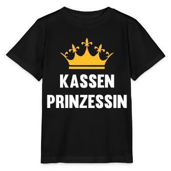 Kassen Prinzessin - Stanley/Stella Kinder T-Shirt MINI CREATOR  - Schwarz - Vorne - Mikhail (115cm)