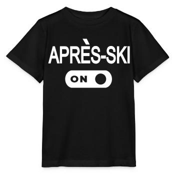 Ski Skiing Après-Ski - Stanley/Stella MINI CREATOR Kids’ T-Shirt - black - Front - Mikhail (115cm)