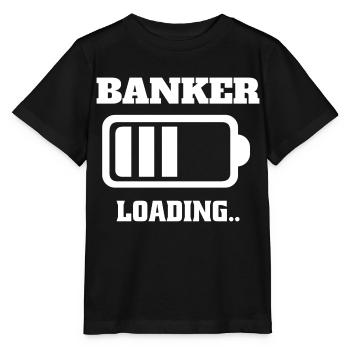 Bank clerk Apprenticeship Bank clerk Bank studies - Stanley/Stella MINI CREATOR Kids’ T-Shirt - black - Front - Mikhail (115cm)