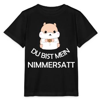Nimmersatt - Stanley/Stella Kinder T-Shirt MINI CREATOR  - Schwarz - Vorne - Mikhail (115cm)
