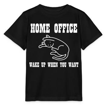 Travail de bureau à domicile - T-shirt bio MINI CREATOR Stanley/Stella Enfant - noir - Devant - Mikhail (115cm)