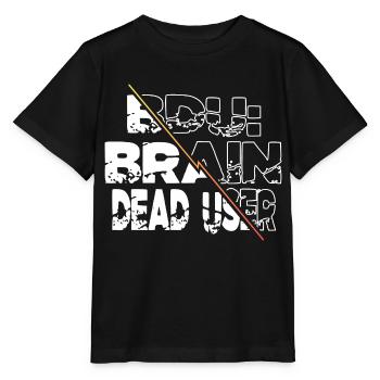 dictons codage idée cadeau pirater la boîte crypter - T-shirt bio MINI CREATOR Stanley/Stella Enfant - noir - Devant - Mikhail (115cm)