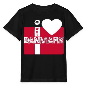 Dänemark - Stanley/Stella Kinder T-Shirt MINI CREATOR  - Schwarz - Vorne - Mikhail (115cm)