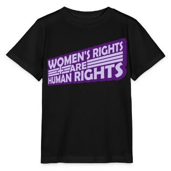 womens rights feminist quote - Stanley/Stella MINI CREATOR Kids’ T-Shirt - black - Front - Mikhail (115cm)