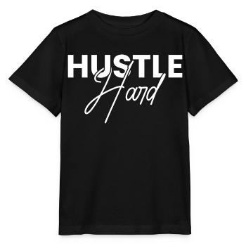hustle hard - Stanley/Stella MINI CREATOR Kids’ T-Shirt - black - Front - Mikhail (115cm)