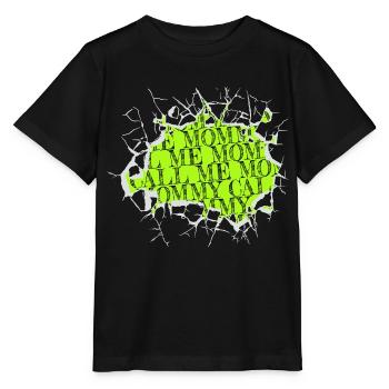 fête de famille une famille une équipe famille aime le mieux - T-shirt bio MINI CREATOR Stanley/Stella Enfant - noir - Devant - Mikhail (115cm)