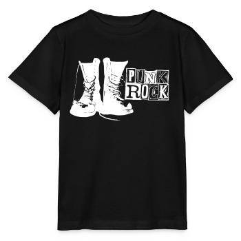 PunkRock - Stanley/Stella Kinder T-Shirt MINI CREATOR  - Schwarz - Vorne - Mikhail (115cm)