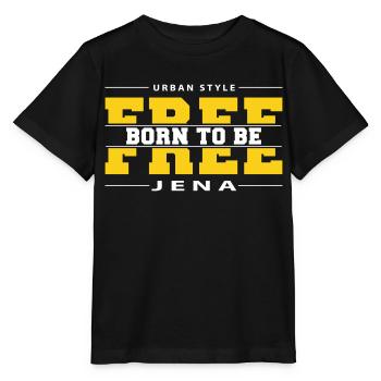 Jena Meine Stadt Urban Style Born Free - Stanley/Stella Kinder T-Shirt MINI CREATOR  - Schwarz - Vorne - Mikhail (115cm)