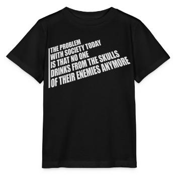 boissons de crânes ennemis - T-shirt bio MINI CREATOR Stanley/Stella Enfant - noir - Devant - Mikhail (115cm)