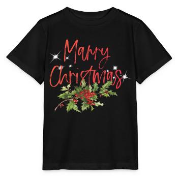 Heiraten Weihnachten - Stanley/Stella Kinder T-Shirt MINI CREATOR  - Schwarz - Vorne - Mikhail (115cm)