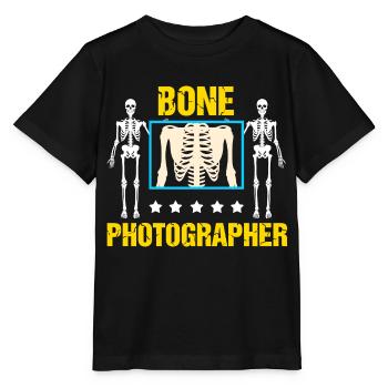 Je joue avec Scan - Radiologist - T-shirt bio MINI CREATOR Stanley/Stella Enfant - noir - Devant - Mikhail (115cm)