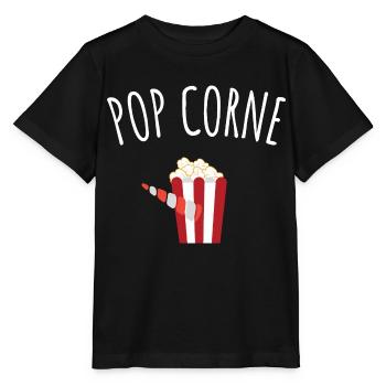 pop corne - T-shirt bio MINI CREATOR Stanley/Stella Enfant - noir - Devant - Mikhail (115cm)