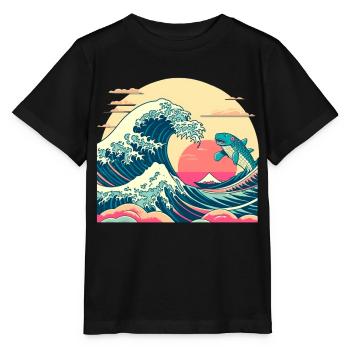 Wellenhai - Stanley/Stella Kinder T-Shirt MINI CREATOR  - Schwarz - Vorne - Mikhail (115cm)