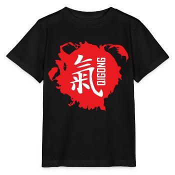 qigong chinesisches zeichen but weiss - Stanley/Stella Kinder T-Shirt MINI CREATOR  - Schwarz - Vorne - Mikhail (115cm)
