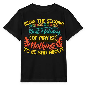 LES MEILLEURES VACANCES DE MAI NE SONT RIEN - T-shirt bio MINI CREATOR Stanley/Stella Enfant - noir - Devant - Mikhail (115cm)
