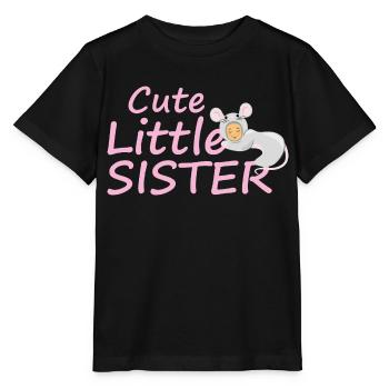 Süße kleine Schwester - Stanley/Stella Kinder T-Shirt MINI CREATOR  - Schwarz - Vorne - Mikhail (115cm)