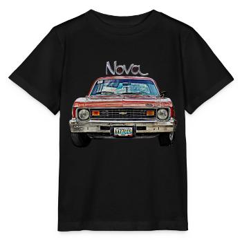 Oldtimer USA - Stanley/Stella Kinder T-Shirt MINI CREATOR  - Schwarz - Vorne - Mikhail (115cm)