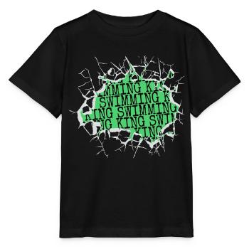 Cool Swim Dad Tshirts Biker Water Fun Jokes - Stanley/Stella MINI CREATOR Kids’ T-Shirt - black - Front - Mikhail (115cm)