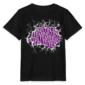 womancontest danke female ansage frauenpower women - Stanley/Stella Kinder T-Shirt MINI CREATOR  - Schwarz - Vorne - Mikhail (115cm)