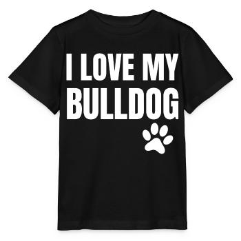 Dog Hund - Stanley/Stella Kinder T-Shirt MINI CREATOR  - Schwarz - Vorne - Mikhail (115cm)