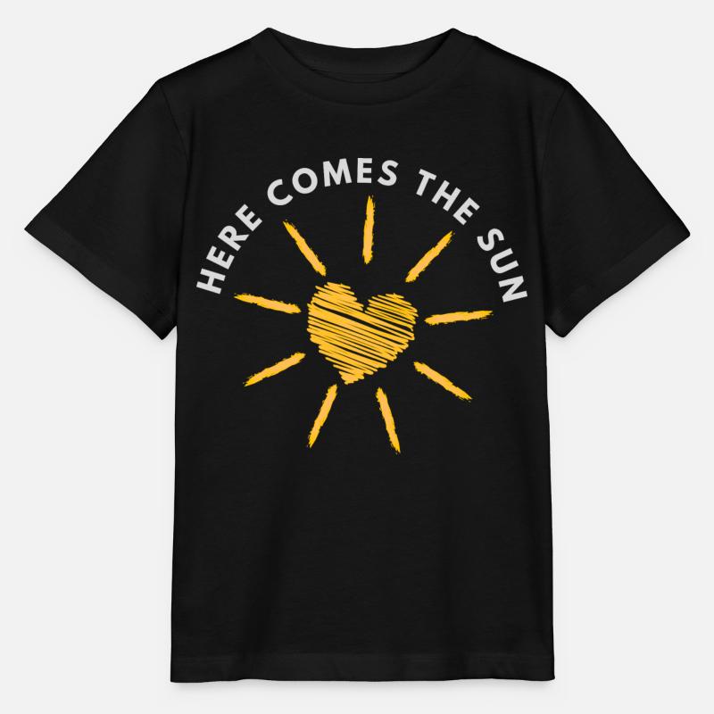 here comes the sun - Stanley/Stella Kinder T-Shirt MINI CREATOR  - Schwarz