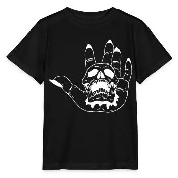 Der Tod in meiner Hand - Stanley/Stella Kinder T-Shirt MINI CREATOR  - Schwarz - Vorne - Mikhail (115cm)