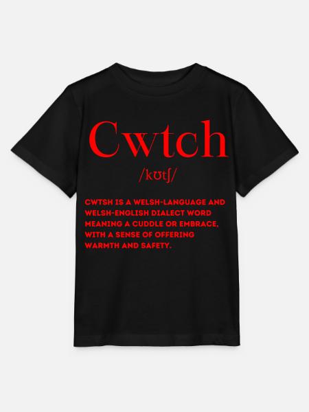 Cwtch Definition Walisisch Wales - Stanley/Stella Kinder T-Shirt MINI CREATOR  - Schwarz