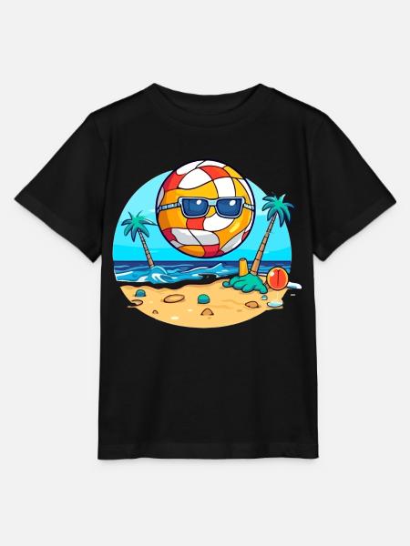 Oko der Beachvolleyball - Stanley/Stella Kinder T-Shirt MINI CREATOR - Schwarz