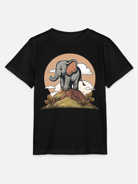 Der Elephantine-König - Stanley/Stella Kinder T-Shirt MINI CREATOR  - Schwarz