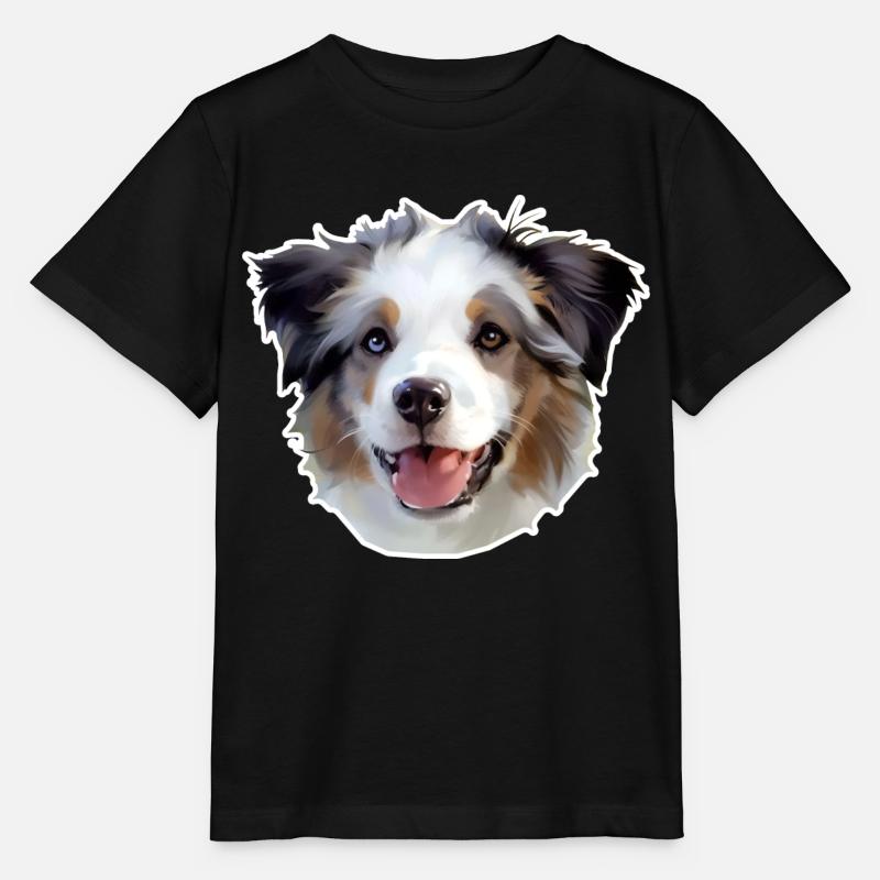 Berger Américain Miniature - T-shirt bio MINI CREATOR Stanley/Stella Enfant - noir