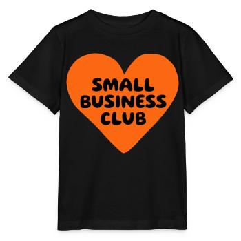 small business club - Stanley/Stella Kinder T-Shirt MINI CREATOR  - Schwarz - Vorne - Mikhail (115cm)