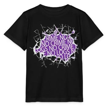 Analyste Hacker anonyme crypter mais je le fais - T-shirt bio MINI CREATOR Stanley/Stella Enfant - noir - Devant - Mikhail (115cm)
