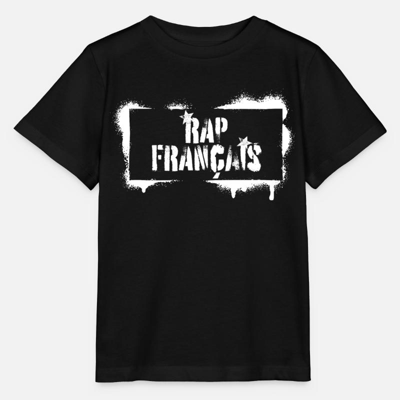 le rap français Graffiti Urbain - T-shirt bio MINI CREATOR Stanley/Stella Enfant - noir