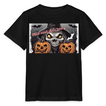 Astuce, sinon il y a de l’aigre - T-shirt bio MINI CREATOR Stanley/Stella Enfant - noir - Devant - Mikhail (115cm)