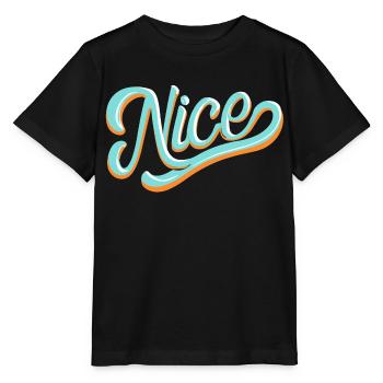 Nice - T-shirt bio MINI CREATOR Stanley/Stella Enfant - noir - Devant - Mikhail (115cm)