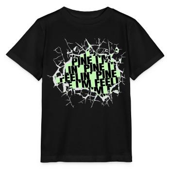 dinosaur lover beard humor sayings funny gym - Stanley/Stella Kinder T-Shirt MINI CREATOR  - Schwarz - Vorne - Mikhail (115cm)