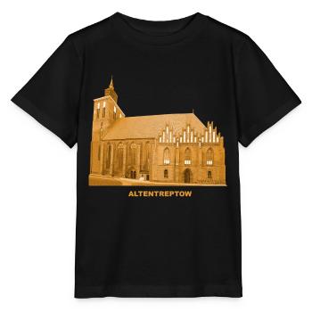 Altentreptow Kirche Mecklenburg-Vorpommern - Stanley/Stella Kinder T-Shirt MINI CREATOR  - Schwarz - Vorne - Mikhail (115cm)