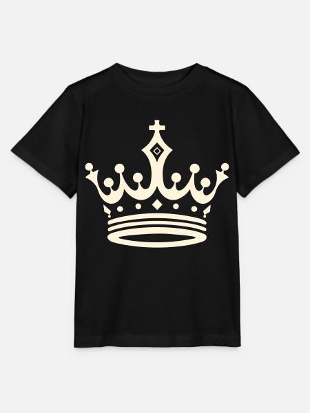 Krone der Eleganz - Stanley/Stella Kinder T-Shirt MINI CREATOR  - Schwarz