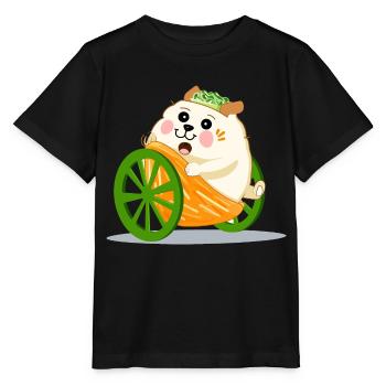 Curious Meerkat - Stanley/Stella MINI CREATOR Kids’ T-Shirt - black - Front - Mikhail (115cm)