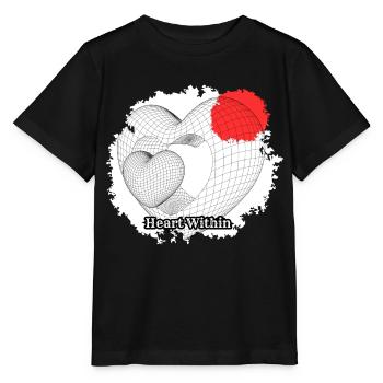 Cœur Intérieur, Cœur Intérieur, Amour - T-shirt bio MINI CREATOR Stanley/Stella Enfant - noir - Devant - Mikhail (115cm)