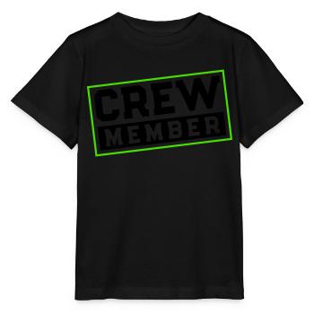 Membre d’équipage - T-shirt bio MINI CREATOR Stanley/Stella Enfant - noir - Devant - Mikhail (115cm)