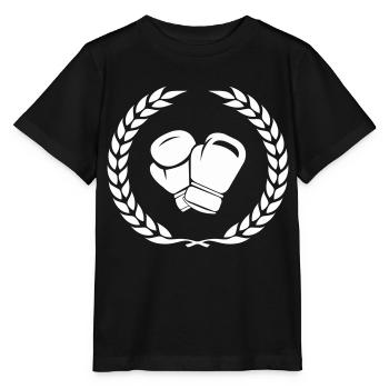 Boxe 1 - T-shirt bio MINI CREATOR Stanley/Stella Enfant - noir - Devant - Mikhail (115cm)