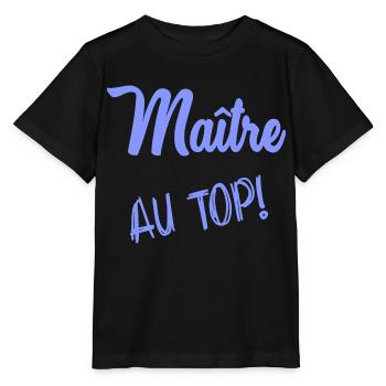 MASTER - Stanley/Stella MINI CREATOR Kids’ T-Shirt - black - Front - Mikhail (115cm)